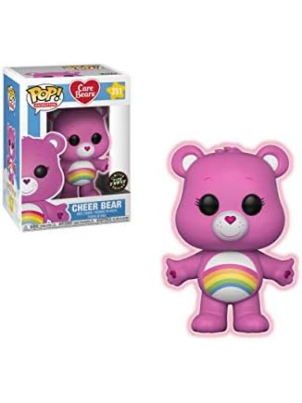 Cheer Bear Funko POP! Collectible Figure - Colorful Care Bears Animation Toy - Picture 2 of 2